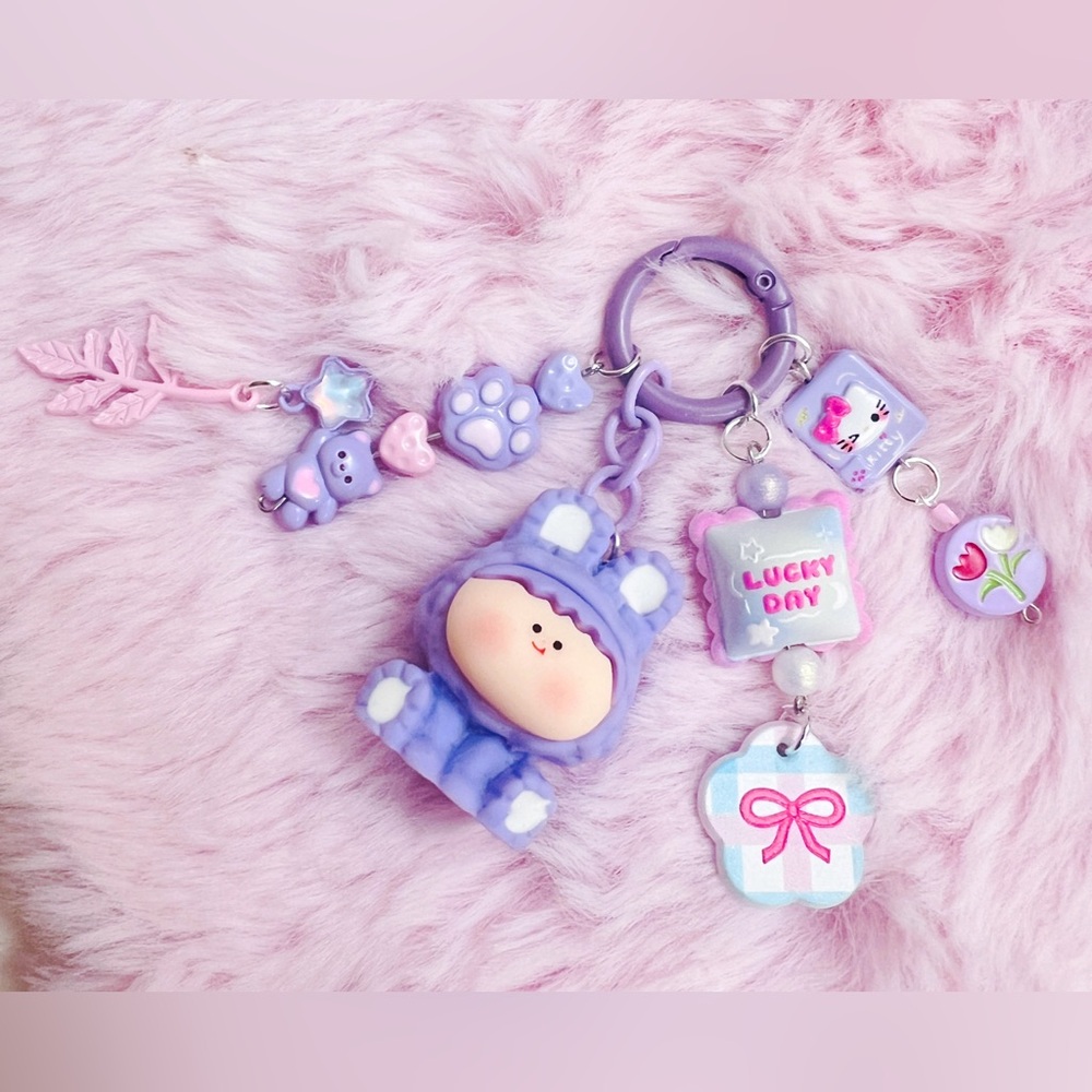 Cute Keychain with “Ama Lilith” Pendant
